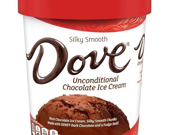 Order Dove Ice Cream, Unconditional Chocolate - 15.10 fl oz food online from Abc Discount Store store, San Diego on bringmethat.com