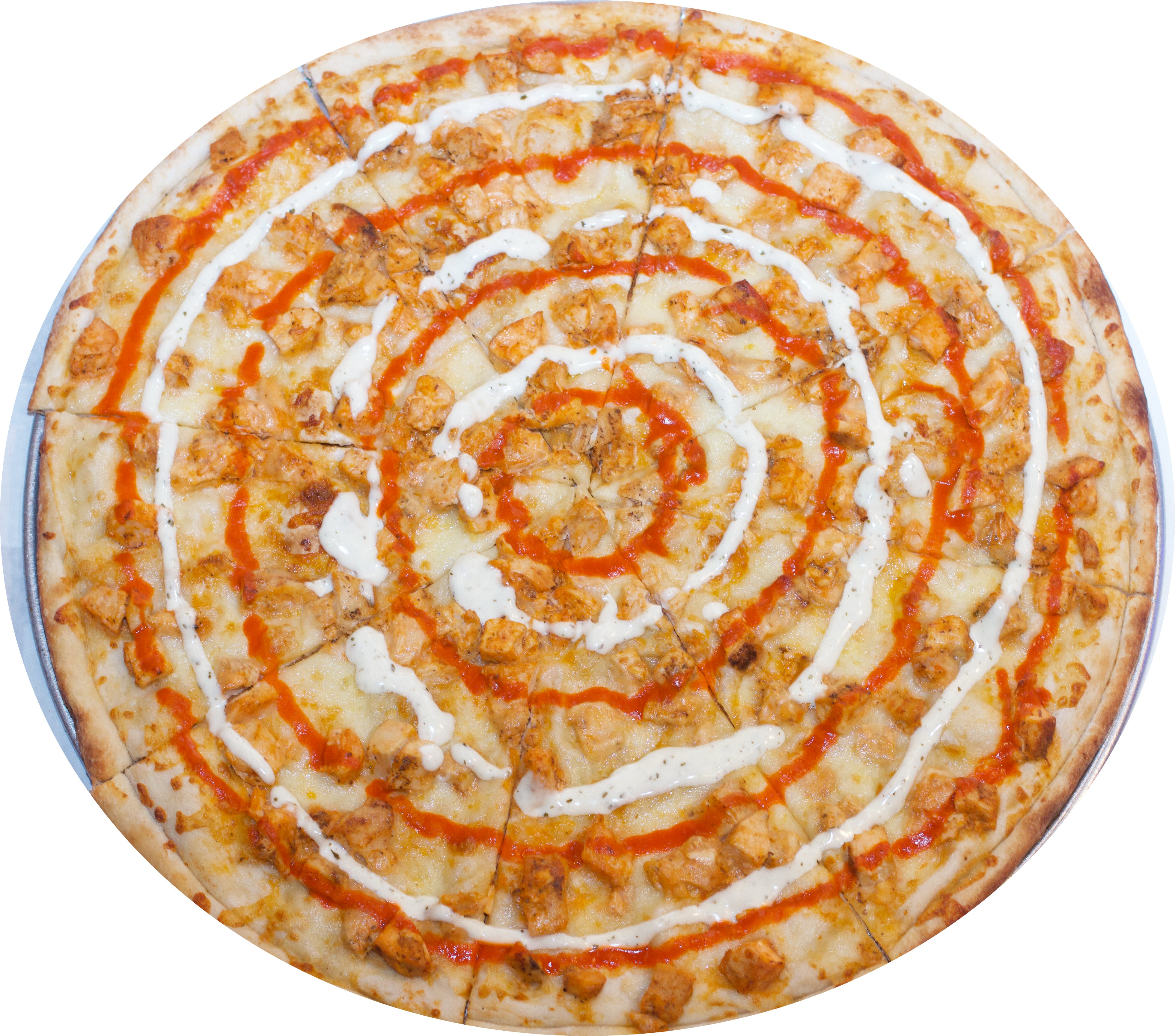 Order Large Buffalo Chicken Pizza food online from I pizza ny store, New York on bringmethat.com