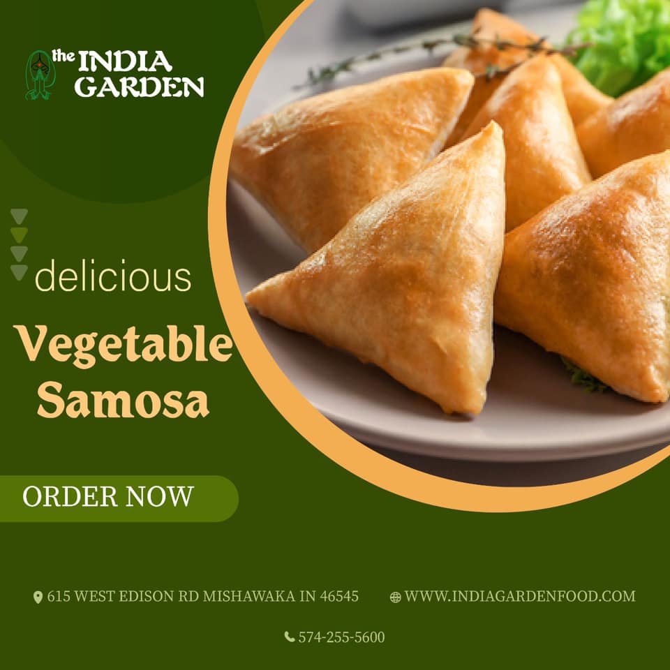 Order Vegetable Samosa food online from The India Garden store, Mishawaka on bringmethat.com