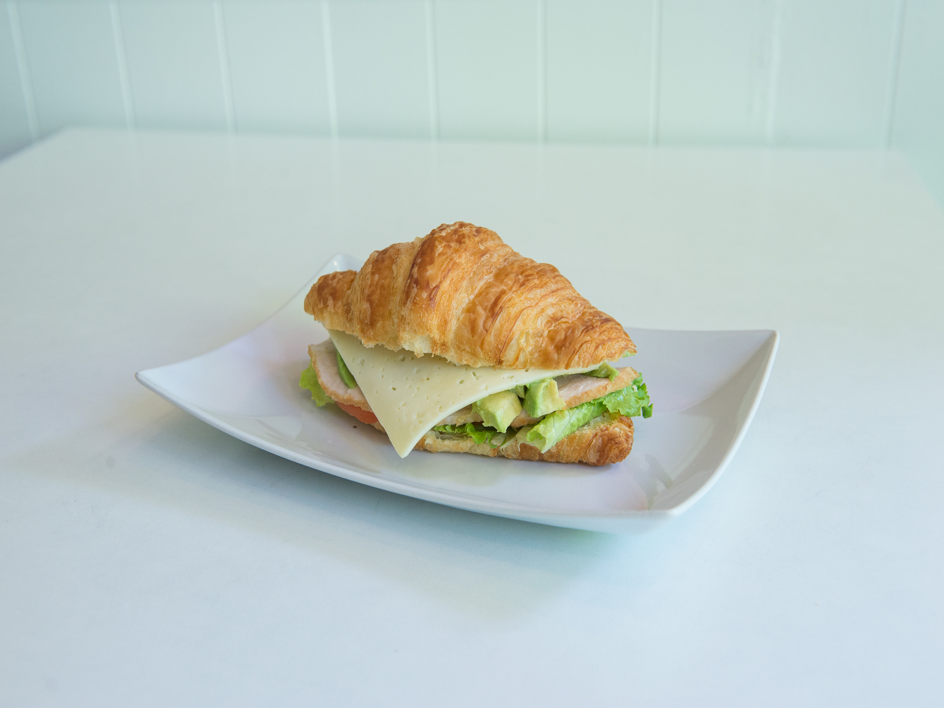 Order Avocado Turkey Croissant food online from Rio Fresh Cafe store, Columbus on bringmethat.com