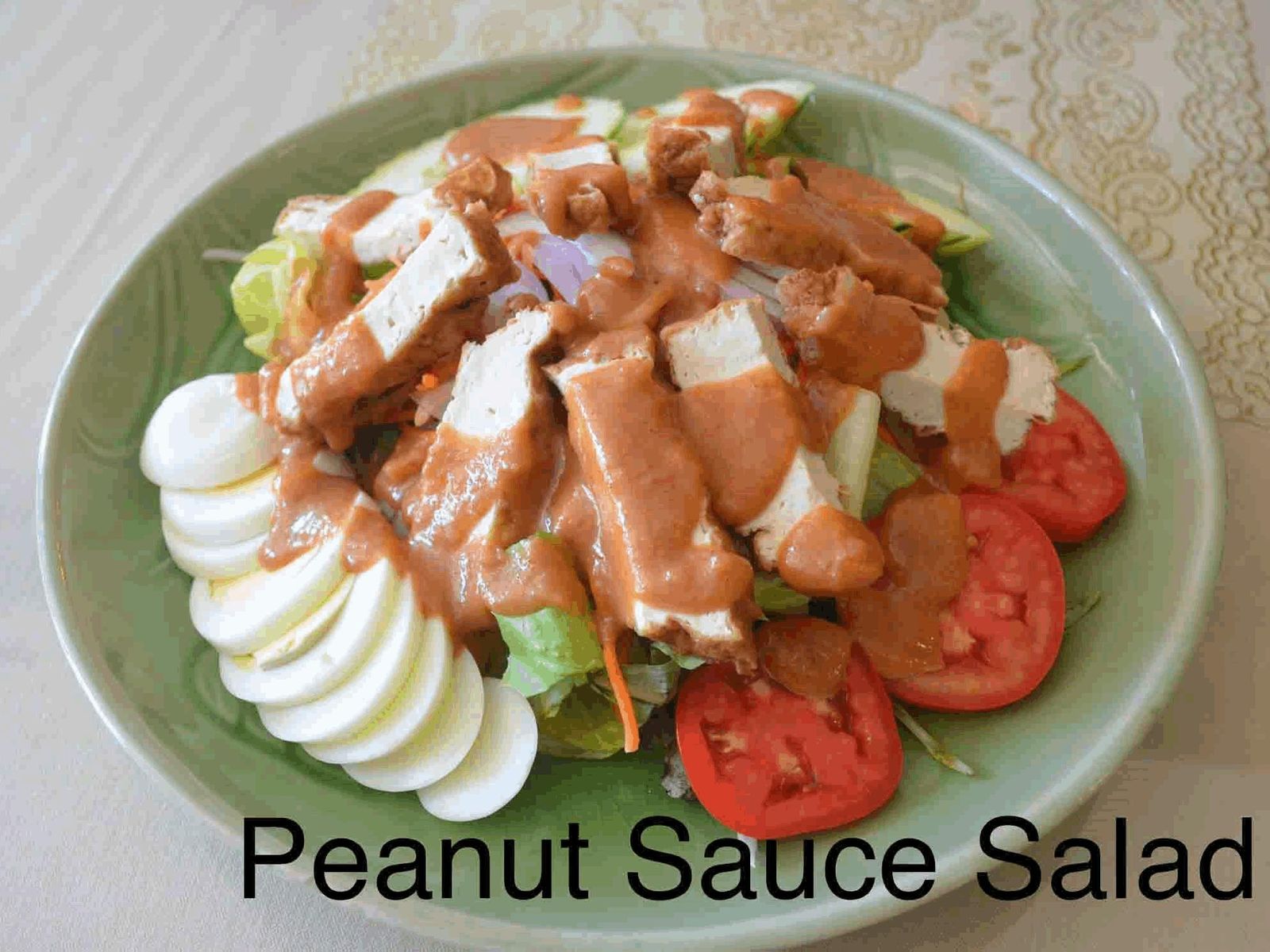 Order Peanut Sauce Salad food online from Toomie Thai store, Alameda on bringmethat.com