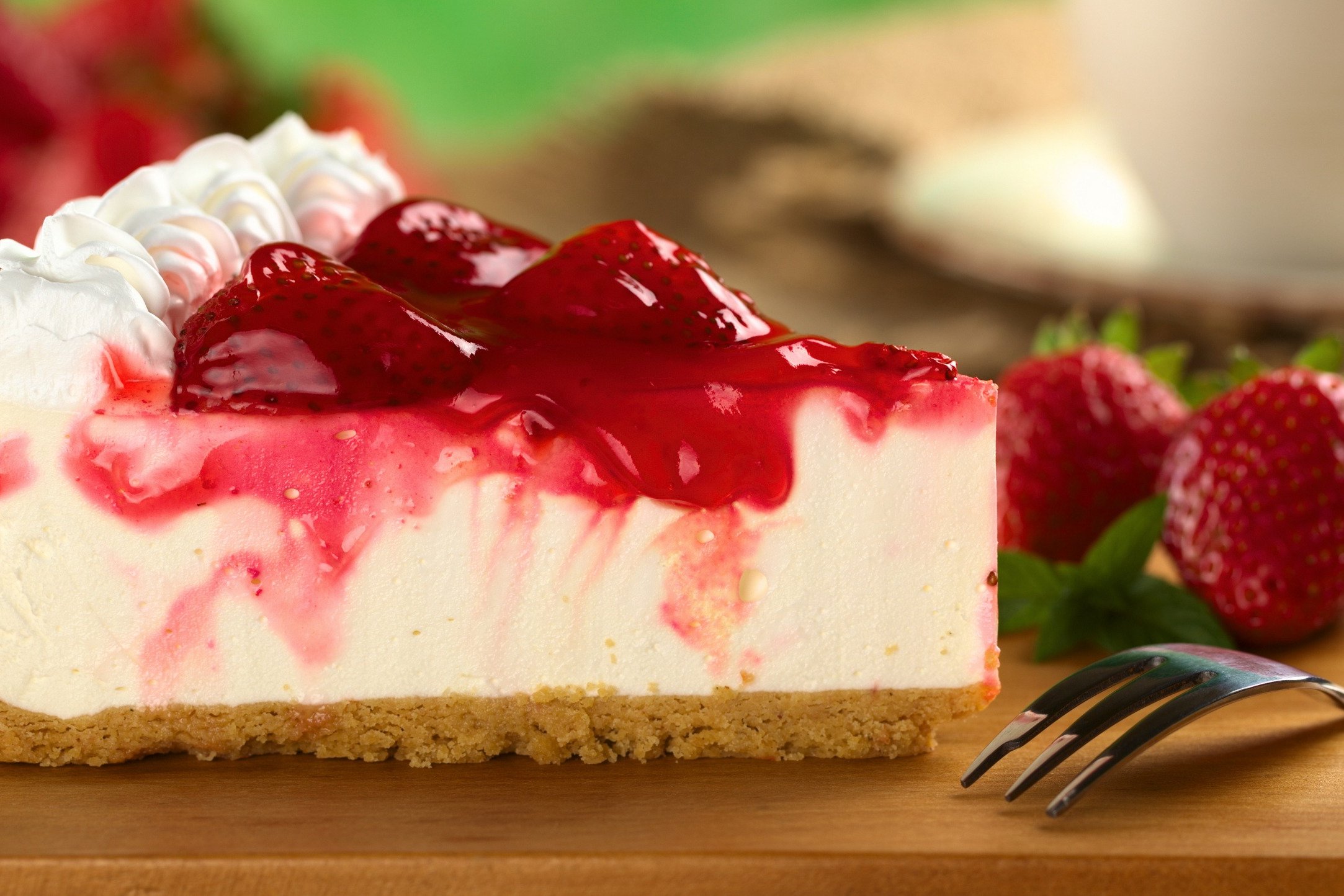 Order Strawberry Cheesecake food online from Italian Affair Pizza & Pasta store, North Cape May on bringmethat.com