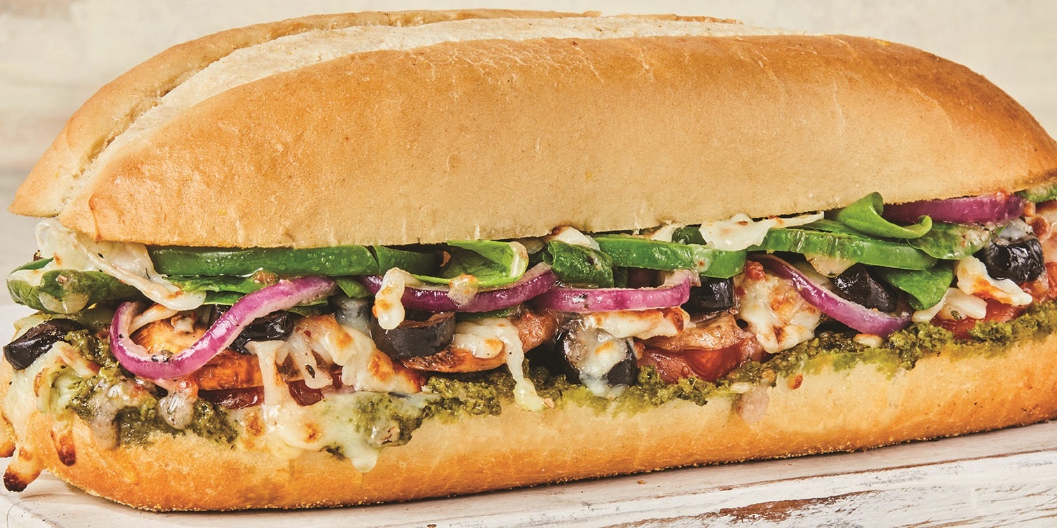 Order Pesto Vegetarian Sub food online from Vocelli Pizza store, Pittsburgh on bringmethat.com