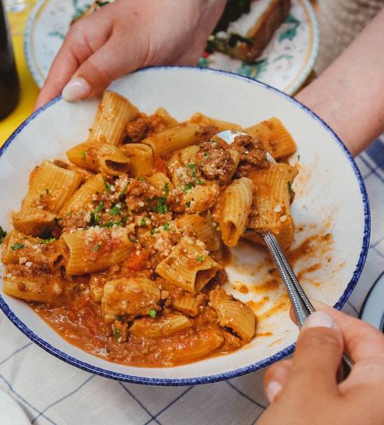 Order Rigatoni Bolognese food online from Amis Trattoria store, Westport on bringmethat.com