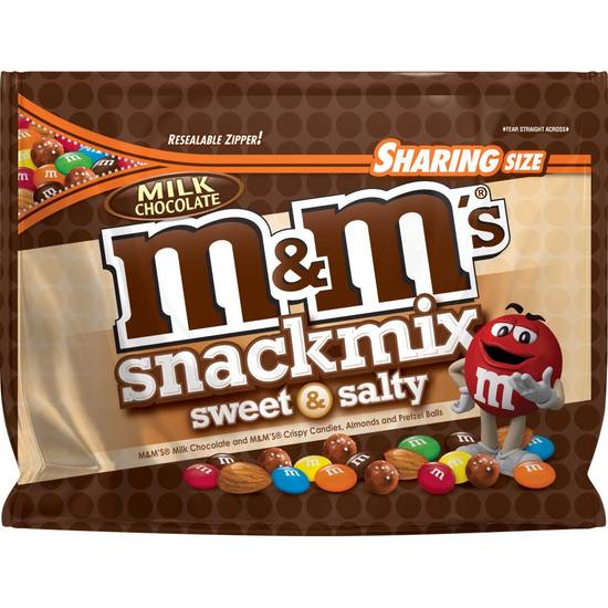Order M&M's Milk Chocolate Snack Mix food online from Deerings Market store, Traverse City on bringmethat.com