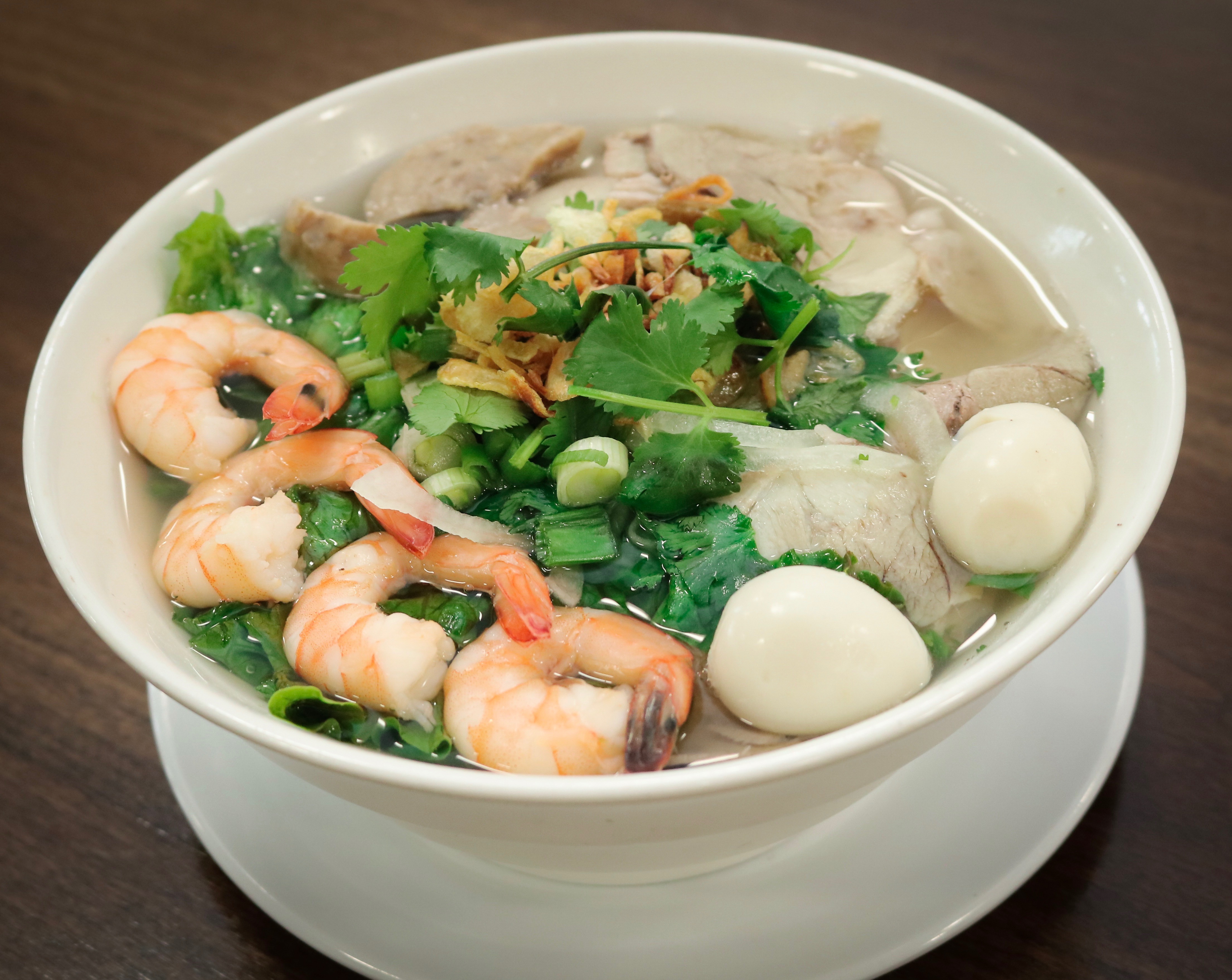 Order H3. PBG Style Noodle Soup - Hu Tieu Tom Thit food online from Pho Bowl & Grill store, Oceanside on bringmethat.com