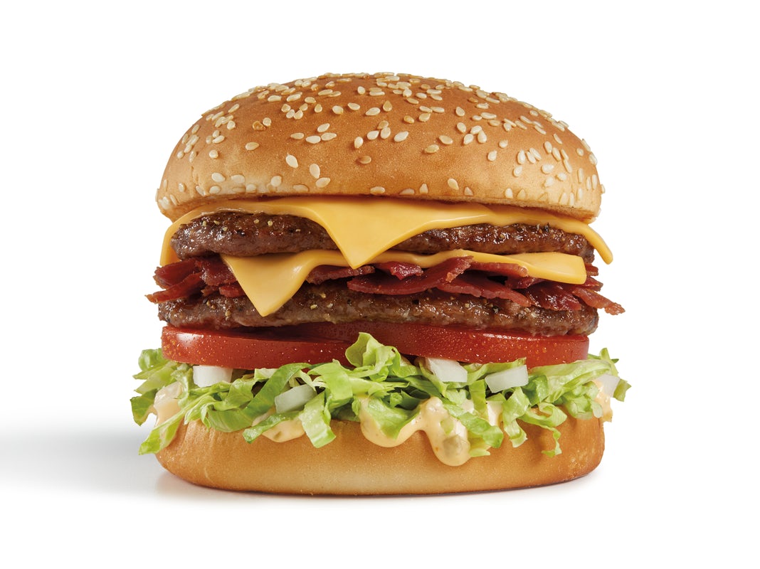 Order Bacon Double Del® Cheeseburger food online from Del Taco store, Torrance on bringmethat.com