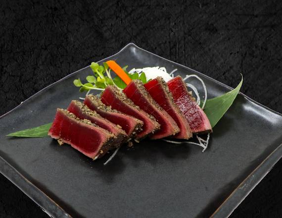 Order Seared Garlic Tuna Sashimi food online from Octopus Japanese Restaurant store, Glendale on bringmethat.com