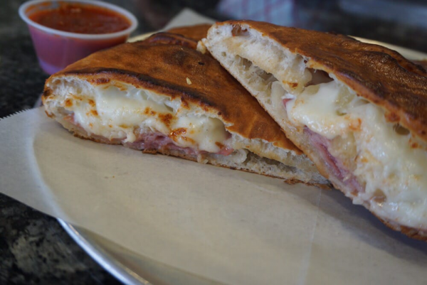 Order Hawaiian Calzone food online from The Pizzeria Factory store, Winnetka on bringmethat.com