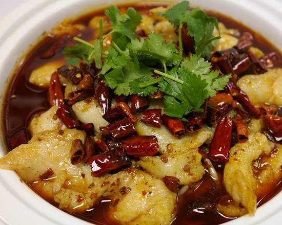 Order Fish Fillet with Vegetable and Mushroom in Hot Pepper (香水鱼片) food online from Szechuan Gourmet store, Strongsville on bringmethat.com