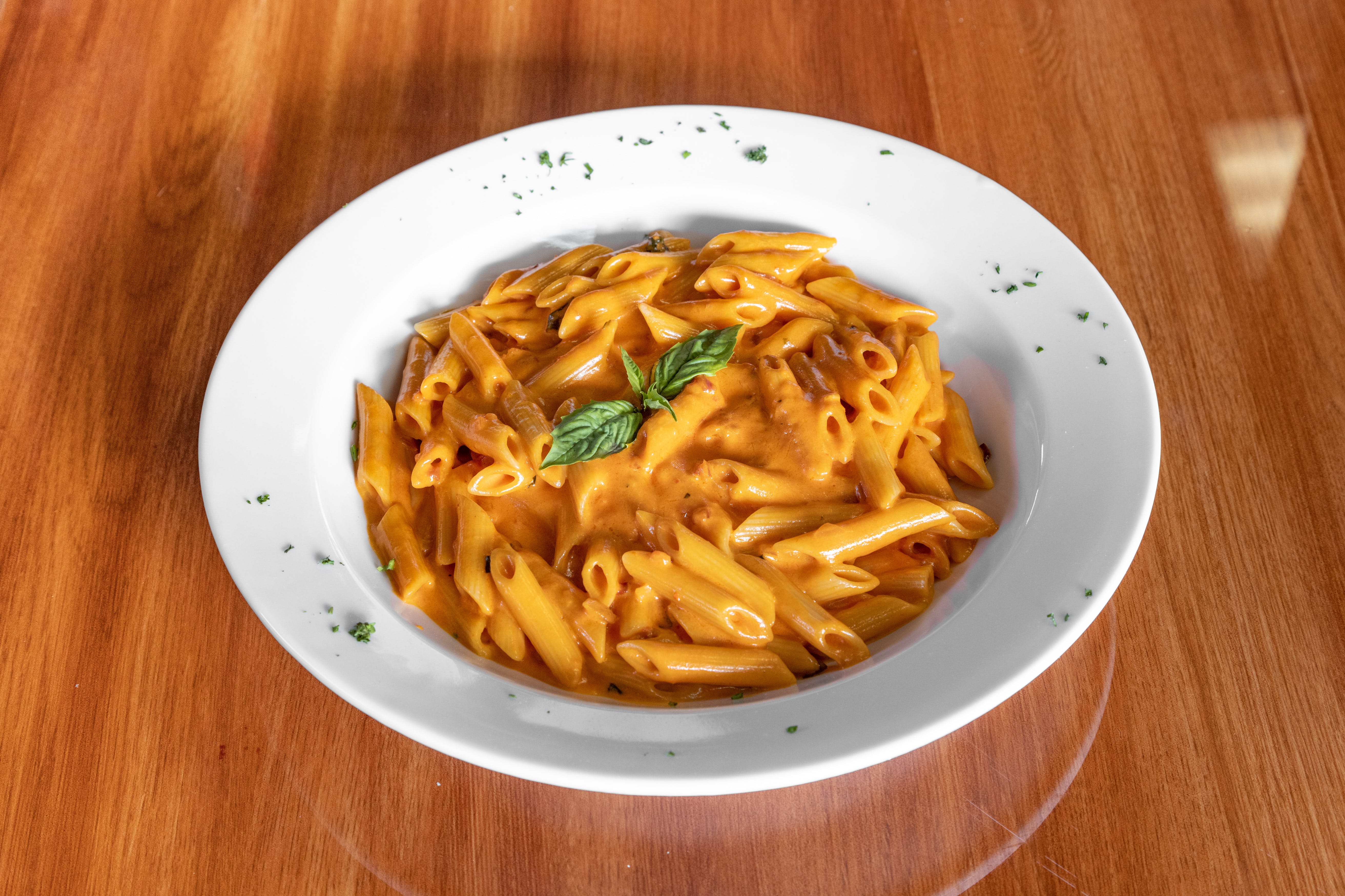 Order Pasta with Vodka Sauce - Pastas food online from Colandrea's Pizza King store, Middletown on bringmethat.com