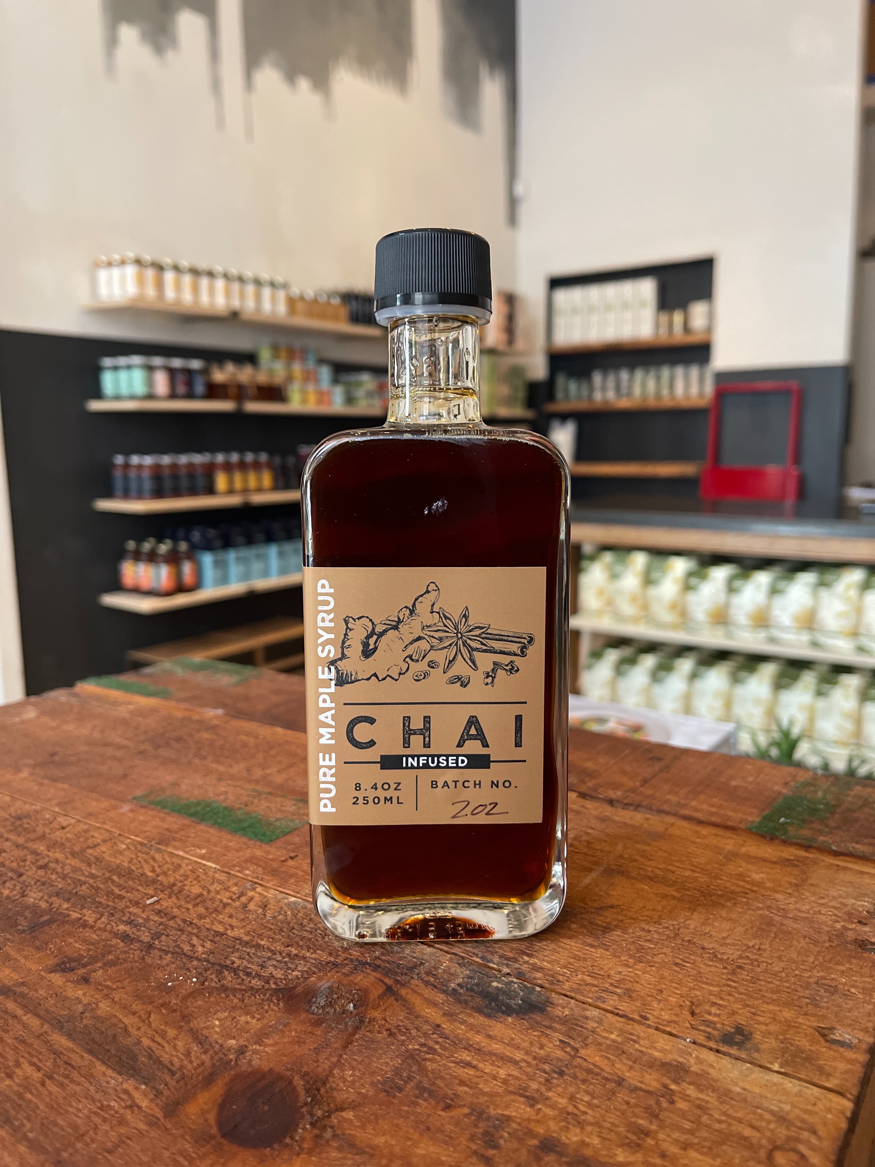Order Old State Farms - Chai Infused Maple Syrup food online from DC Noodles store, Washington on bringmethat.com