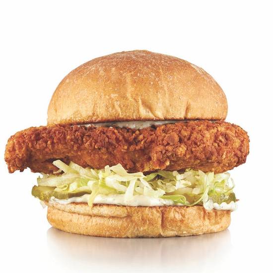 Order Crispy Chicken Sandwich food online from Burger Lounge store, Campbell on bringmethat.com