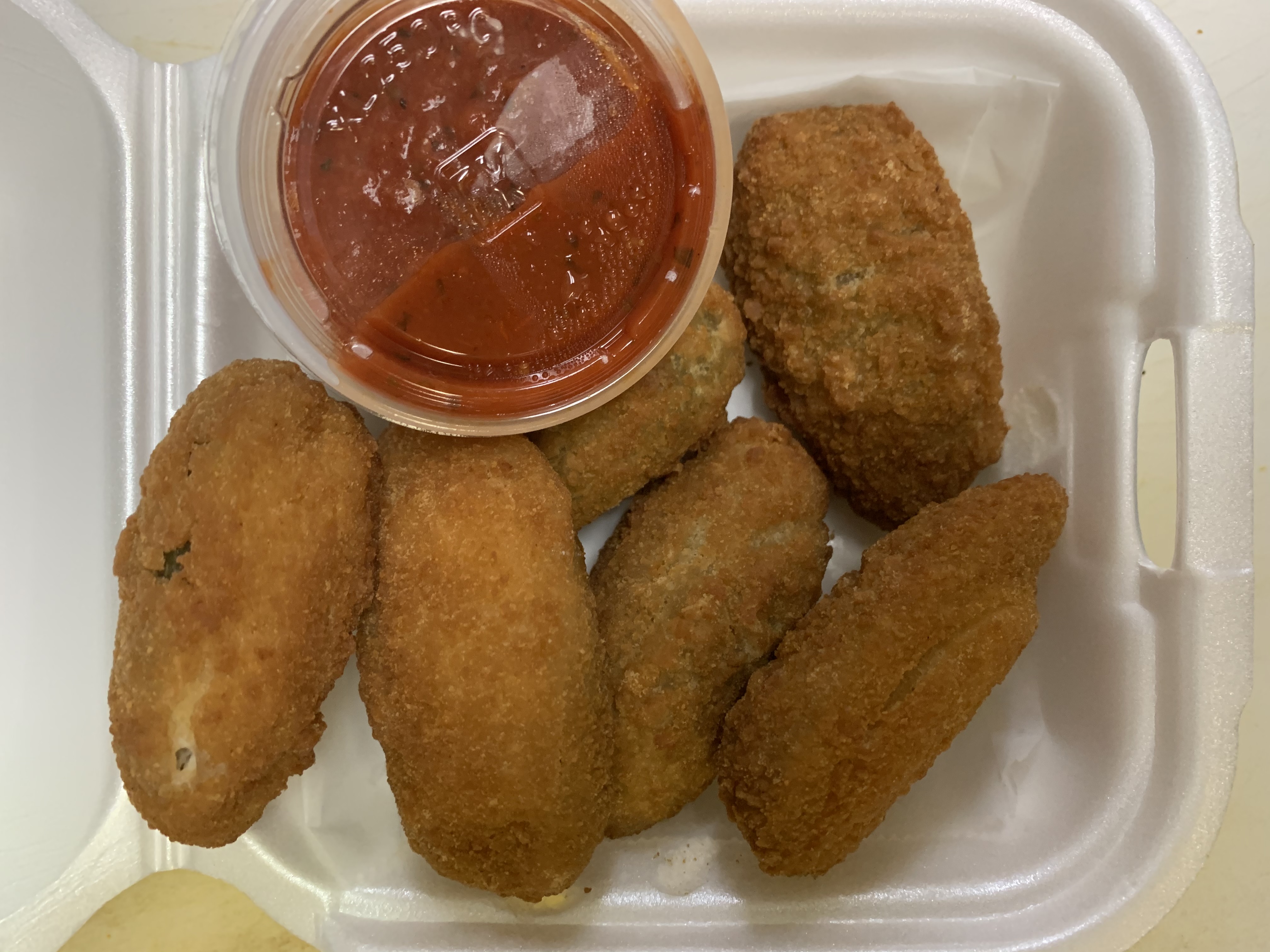 Order 6 pcs Jalapeño Poppers food online from Rice N Spice store, Lodi on bringmethat.com