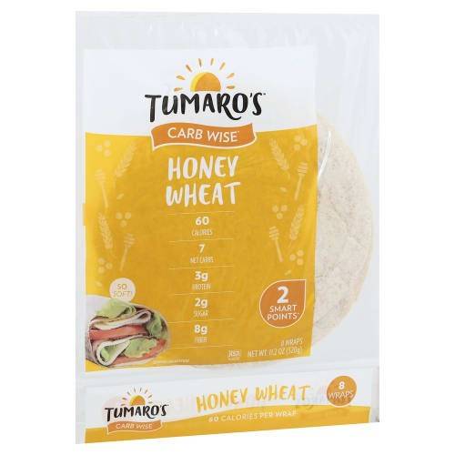 Order Tumaro's · Low Carb Honey Wheat Wrap (8 wraps) food online from Safeway store, Rehoboth Beach on bringmethat.com