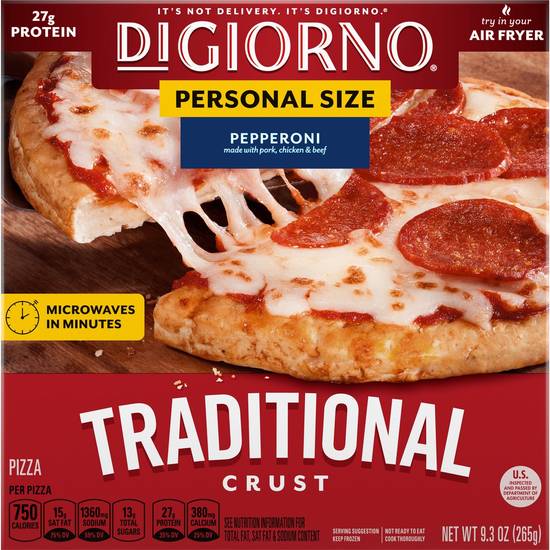 Order Digiorno Traditional Crust Pizza Pepperoni food online from Exxon Food Mart store, Port Huron on bringmethat.com