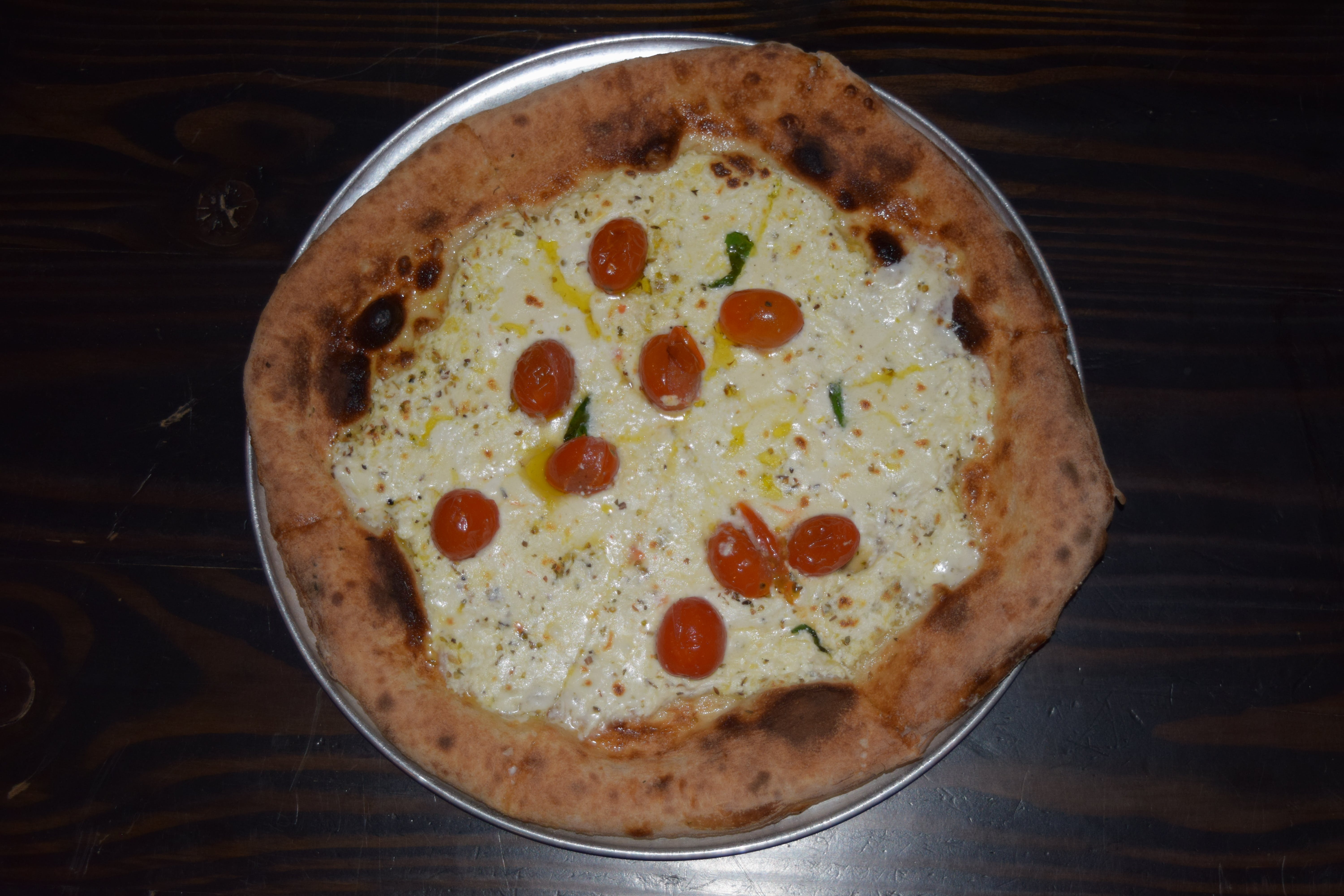 Order Italian White Pizza - 12'' food online from Half Pint Taproom & Restoration Hall store, Wichita Falls on bringmethat.com