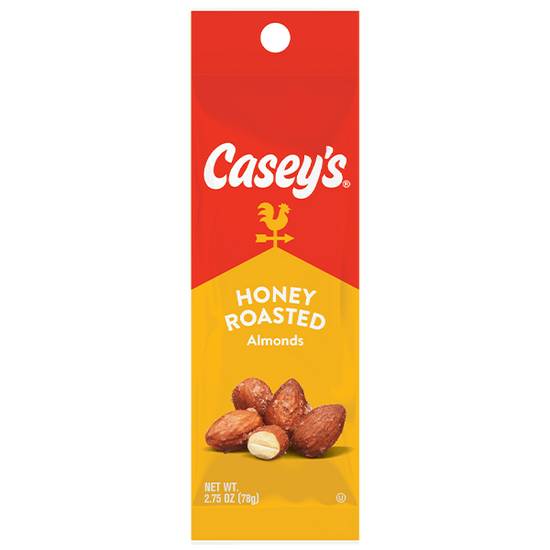 Order Casey's Honey Roasted Almonds Tube 2.75oz food online from Casey's store, Joplin on bringmethat.com