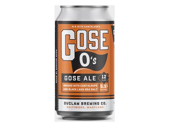 Order DuClaw Gose O's - 6x 12oz Cans food online from Garfield's Beverage Warehouse store, Chicago on bringmethat.com