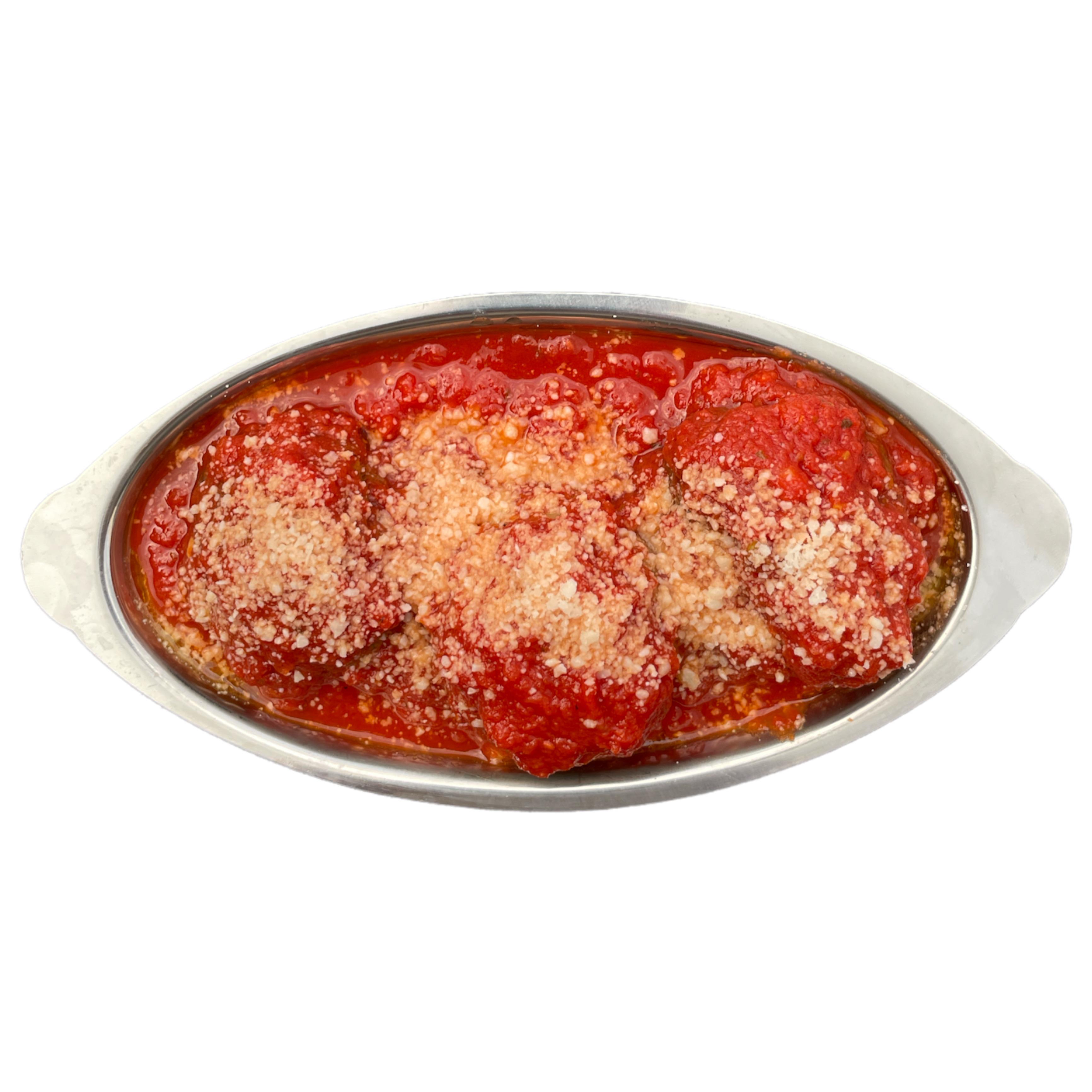 Order Order of 3 Meatballs With Sauce food online from Enzos Pizza store, Tucker on bringmethat.com
