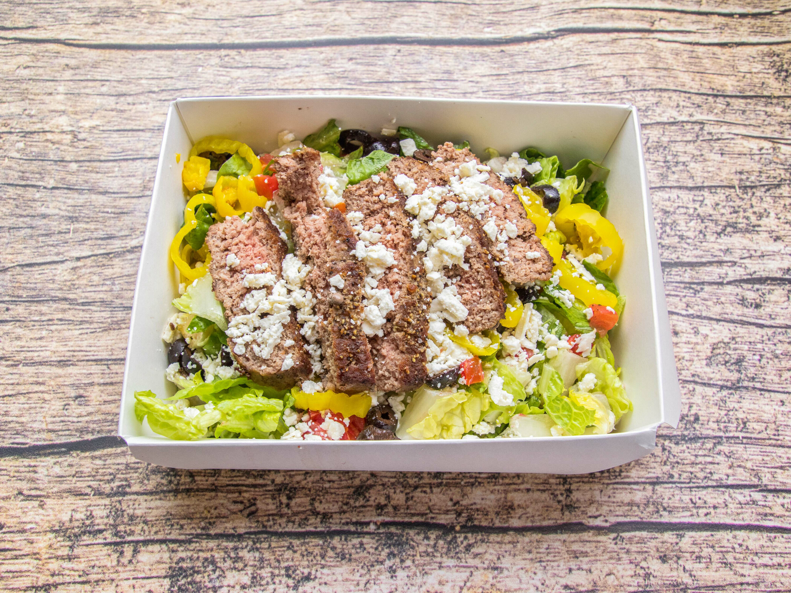 Order Angus Steak Salad food online from Reuben's Deli store, Atlanta on bringmethat.com