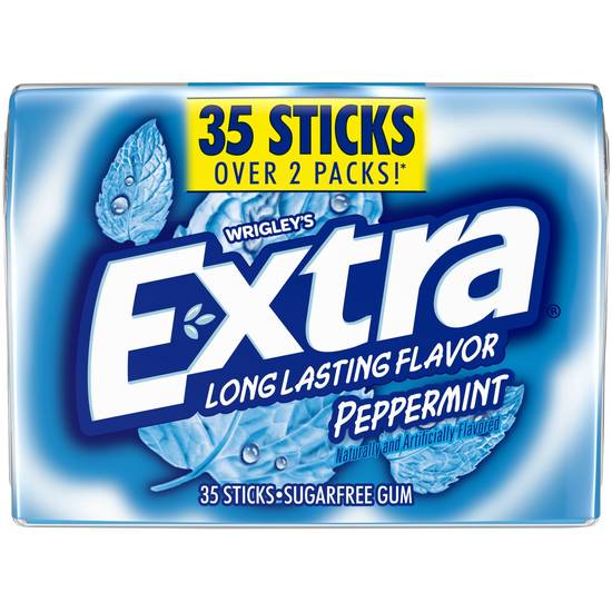 Order EXTRA Gum Peppermint Sugar Free Chewing Gum, 35 Sticks food online from CVS store, FITZGERALD on bringmethat.com