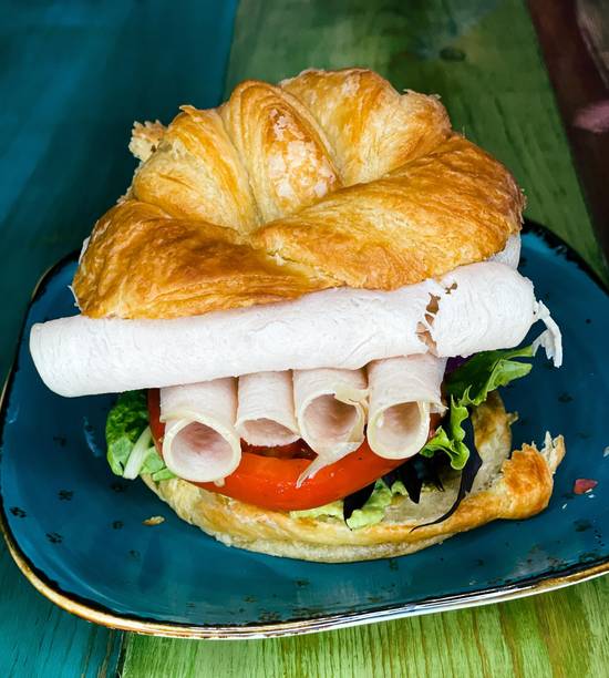 Order Croissant Sandwich food online from What Crackin Cafe store, Mesa on bringmethat.com