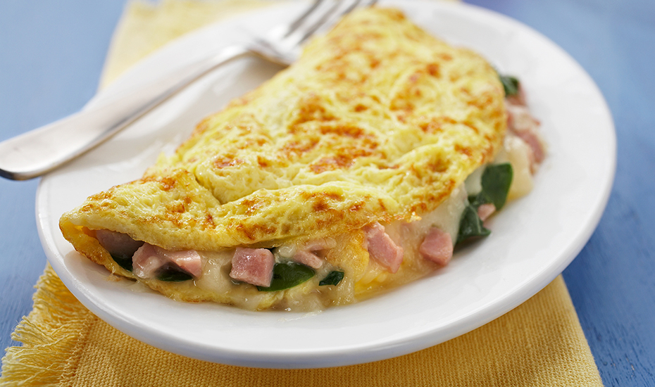 Order Omelette with Ham, Cheese and Vegetables (with Toast) food online from Evertz's Cafe Restaurant store, Glendale on bringmethat.com