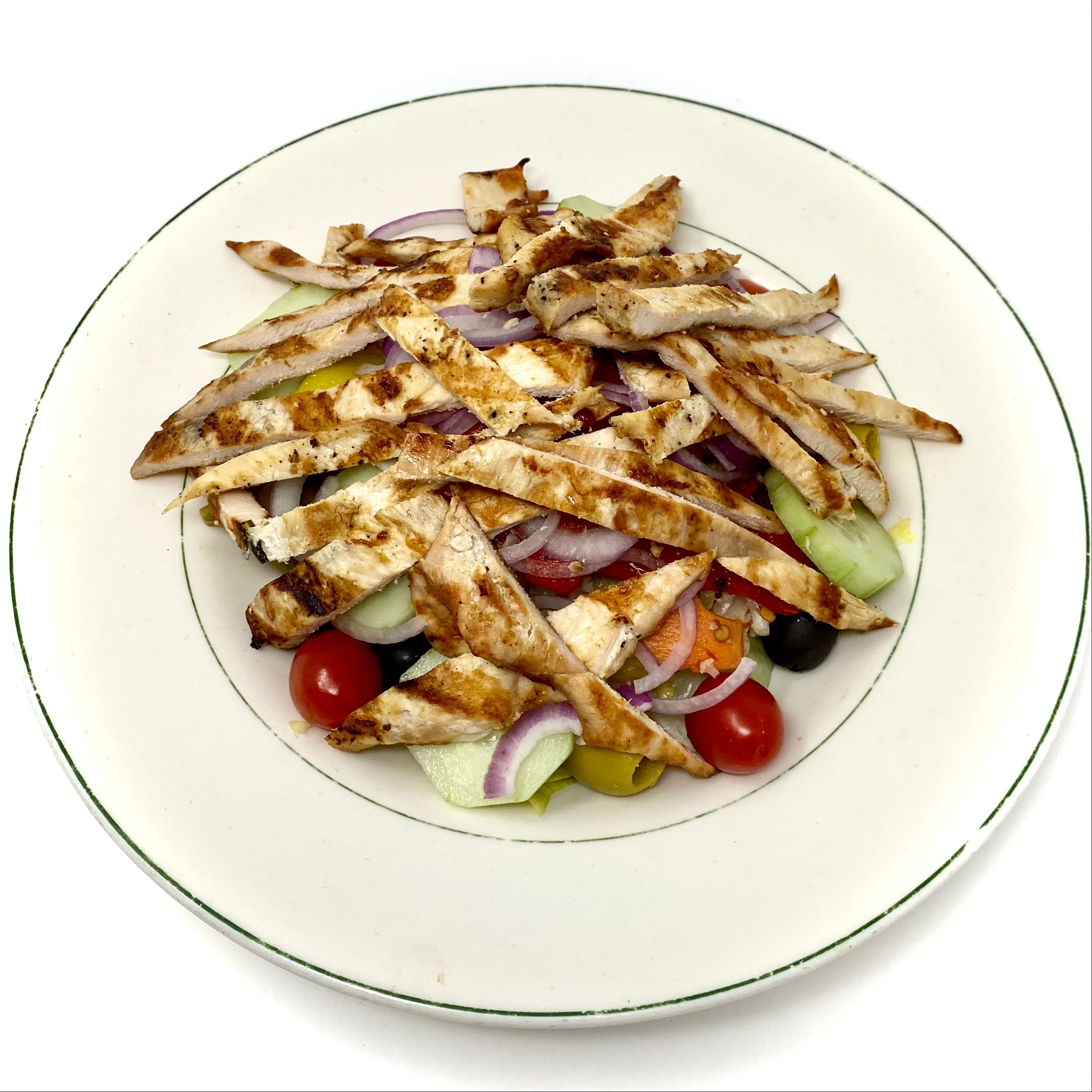 Order Grilled Chicken Salad - Salad food online from Mona Lisa Pizzeria Ristorante store, Bayonne on bringmethat.com