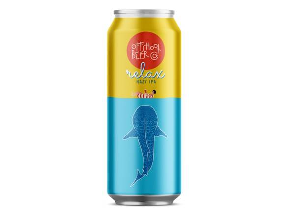Order Offshoot Beer Co. Relax [it's just a hazy IPA] - 16oz Can food online from Michaelis Wine & Spirits store, San Francisco on bringmethat.com