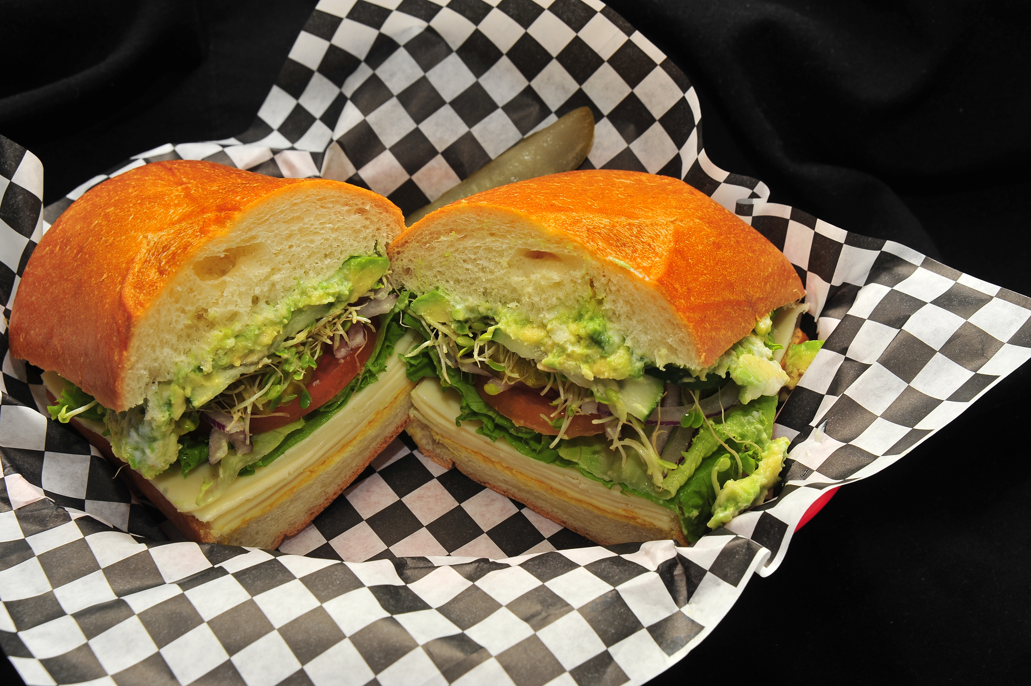 Order Vegetarian Sandwich food online from Plaza Gourmet Delicatessen store, Foster City on bringmethat.com