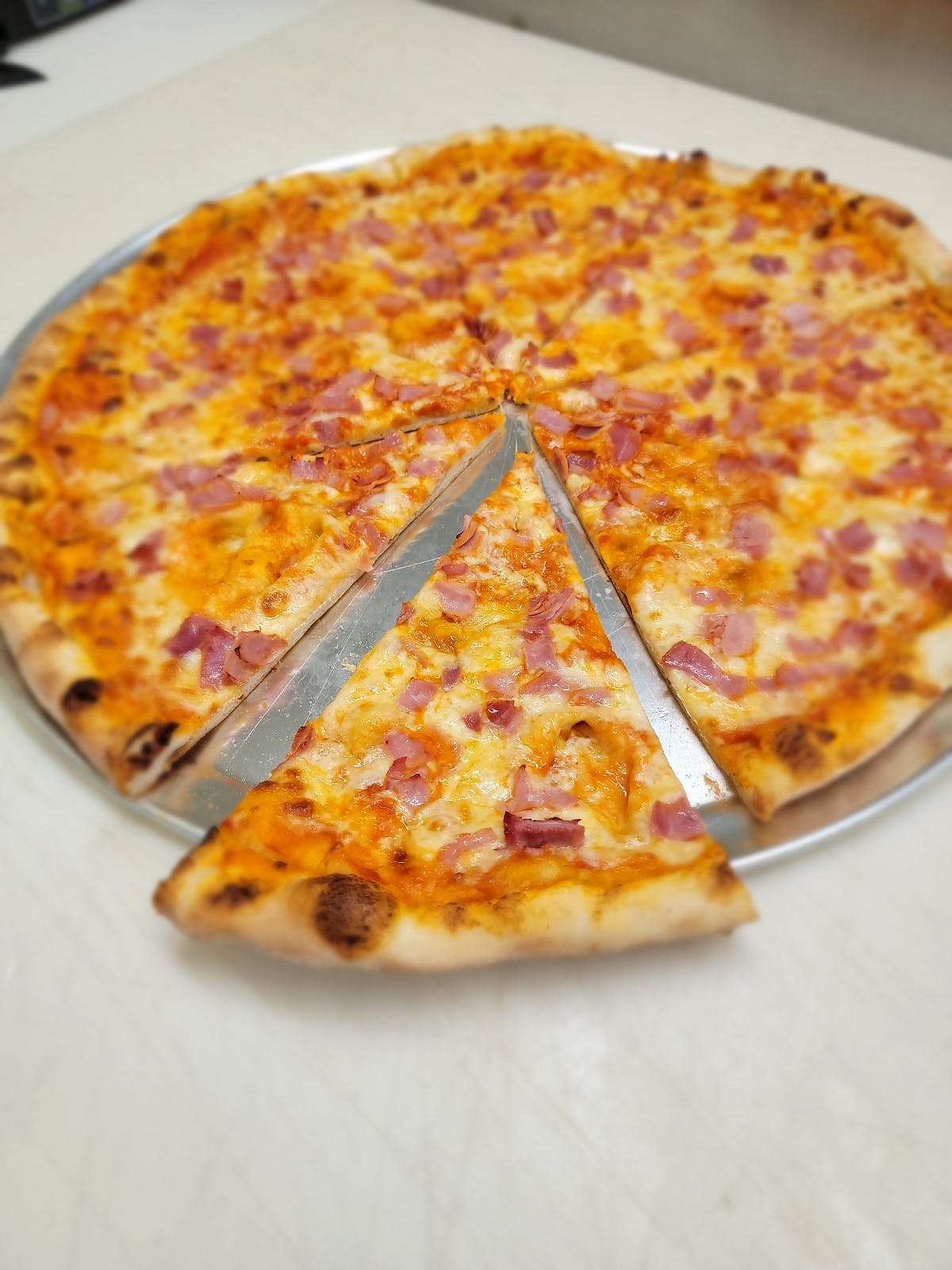 Order Hawaiian Pizza - Medium 16" food online from La Rocca Pizza Pasta store, Scranton on bringmethat.com