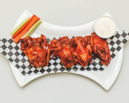 Order 10 pcs Bone In Wings  food online from Maywood Pizza Company store, Maywood on bringmethat.com