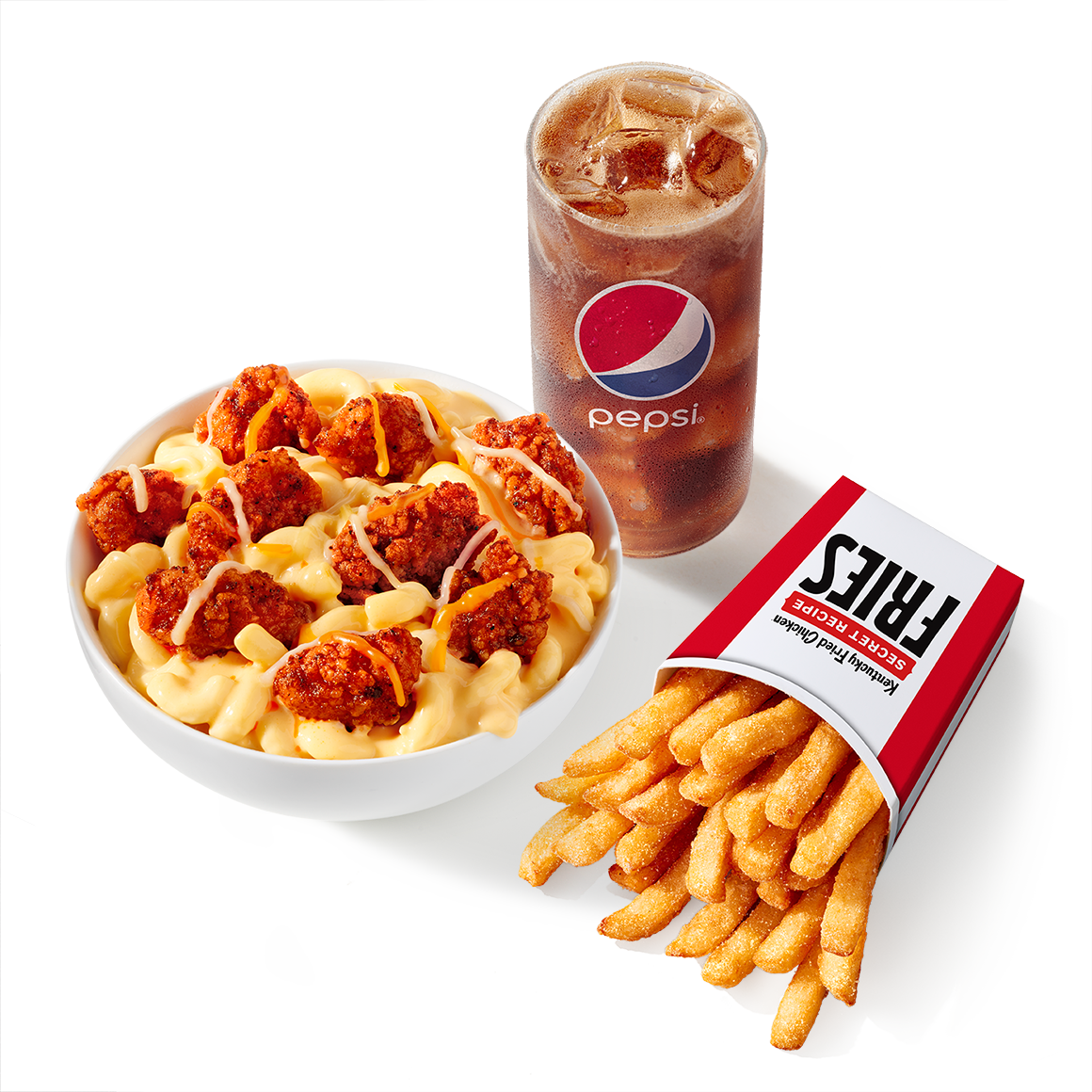Order Spicy Mac & Cheese Bowl Combo food online from Kfc store, Chipley on bringmethat.com
