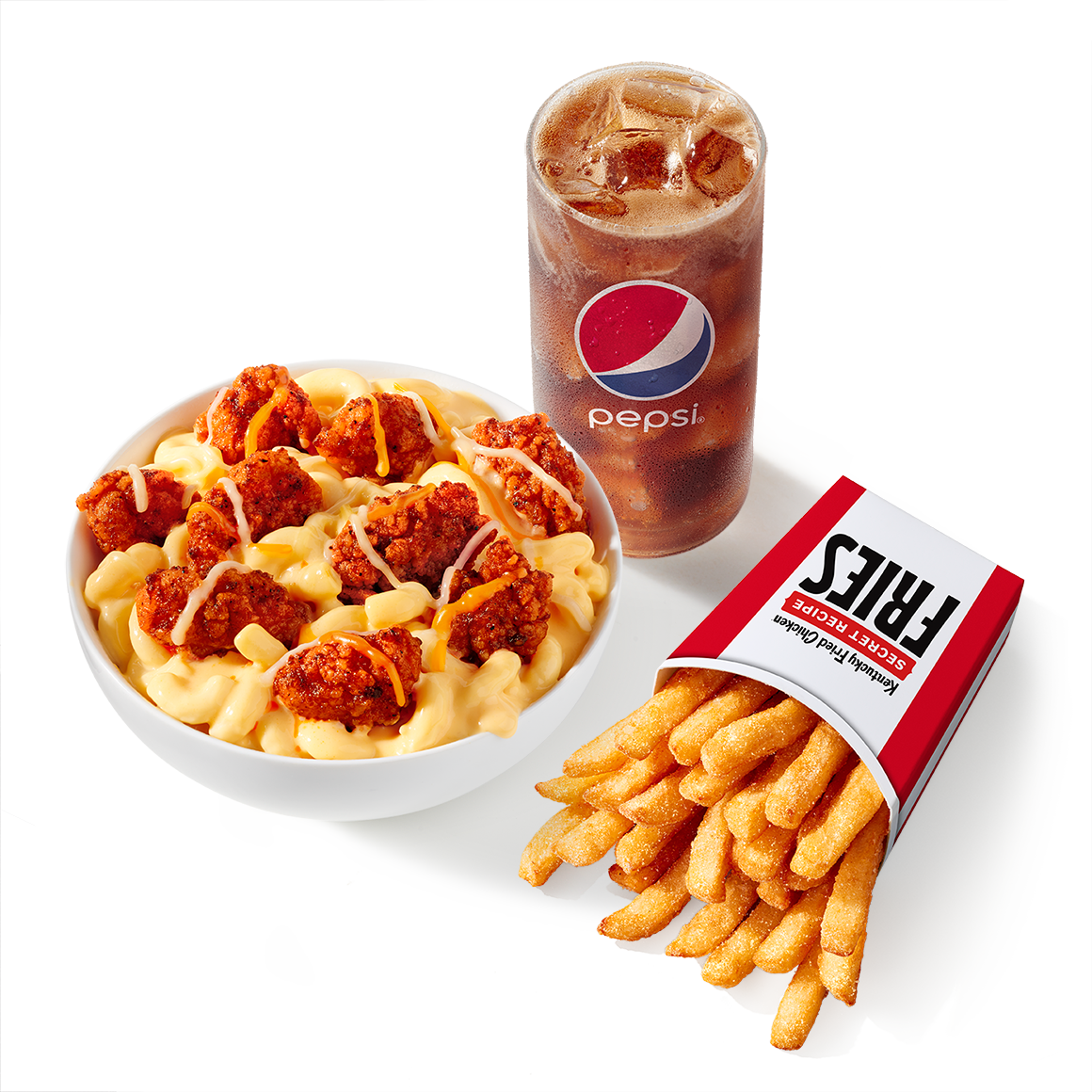 Order Spicy Mac & Cheese Bowl Combo food online from Kfc store, Jackson on bringmethat.com