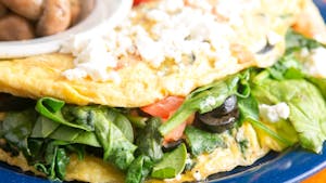 Order Greek Omelet food online from Falmouth Persy's Place store, Falmouth on bringmethat.com