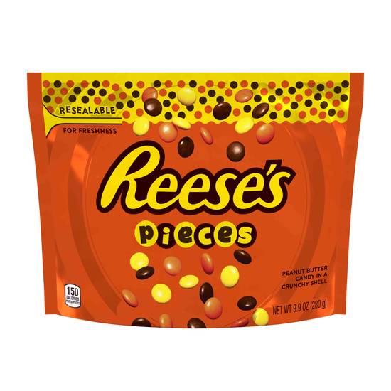 Order Reese's Pieces Peanut Butter Crunchy Candy Pouch (9.9 oz) food online from Rite Aid store, Eugene on bringmethat.com