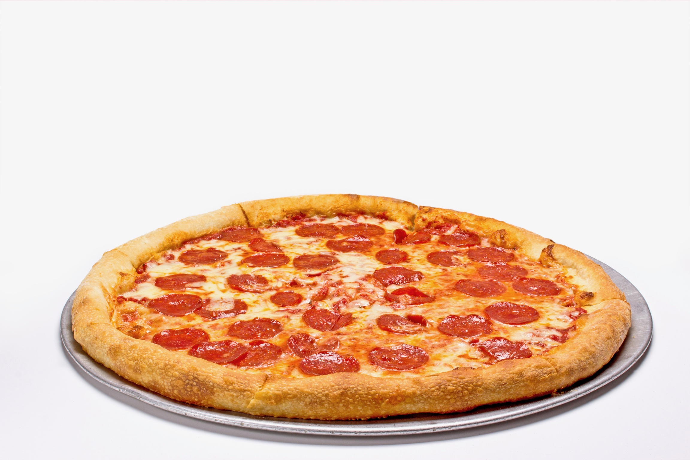 Order Small Pepperoni Pizza food online from Jimmy's Pizza Too store, Lowell on bringmethat.com
