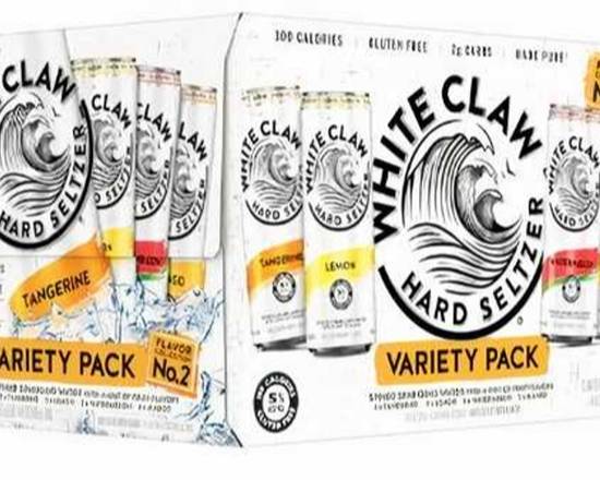 Order White Claw Variety 2 12 Pack 12 oz food online from Rebel store, Lodi on bringmethat.com