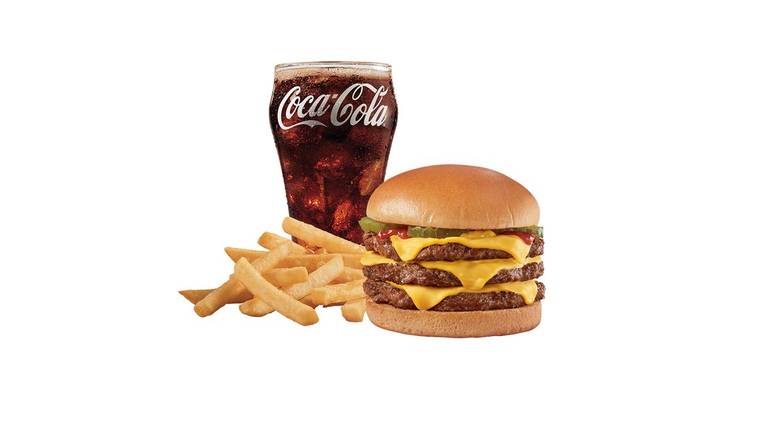 Order Original Cheeseburger 1/2lb* Triple Combo  food online from Dairy Queen Grill & Chill store, Gettysburg on bringmethat.com