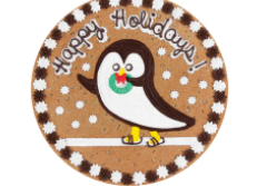 Order Happy Holidays Penguin - HW2818 food online from Cookie Co store, Longview on bringmethat.com