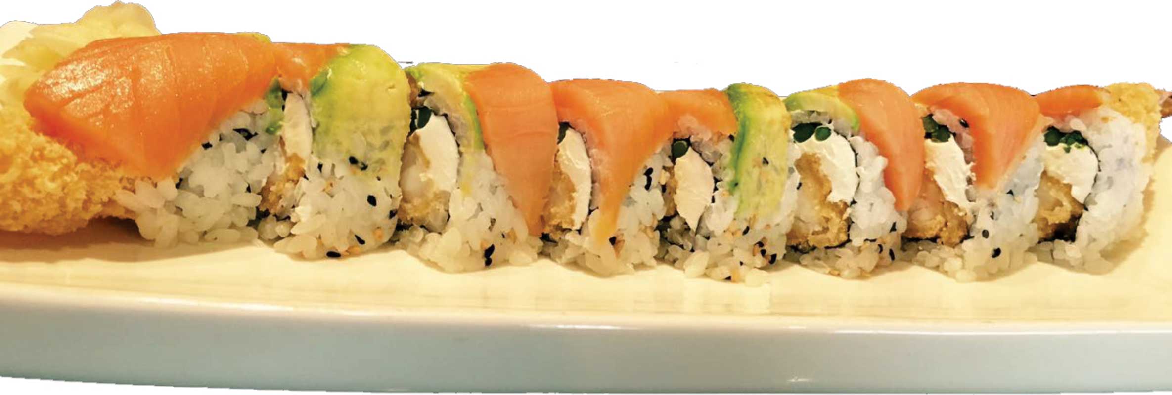 Order Rising Sun Roll food online from Wasabi Japanese Steakhouse store, Novi on bringmethat.com