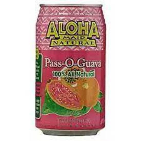 Order Aloha Maid - Pass-O-Guava Nectar food online from IV Deli Mart store, Goleta on bringmethat.com