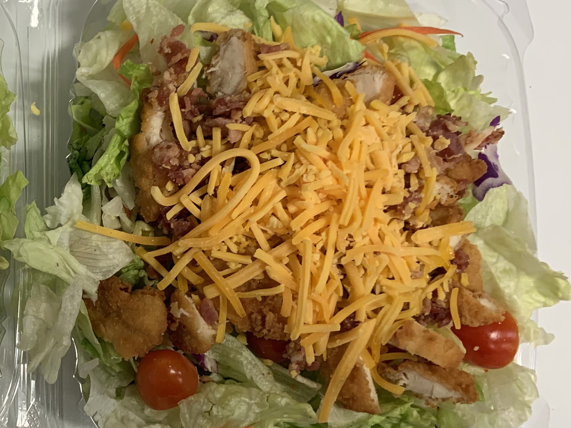 Order Chicken Finger Salad food online from Burgerxpress store, North Chili on bringmethat.com