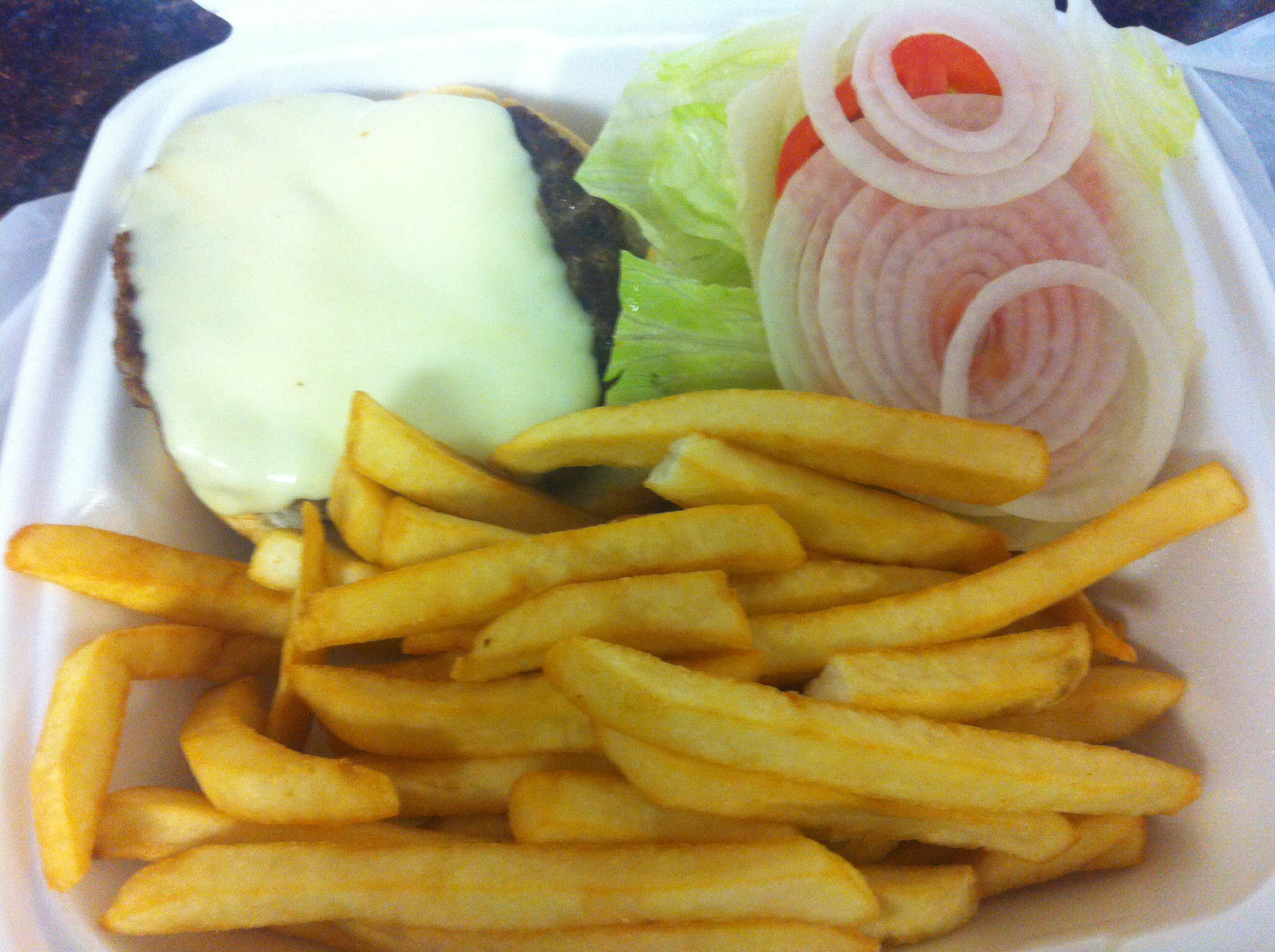 Order Cheeseburger food online from New Tiny Hoagie Shop and Pizza store, Media on bringmethat.com