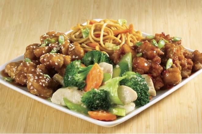 Order 4 Item Plate food online from China Express store, Griffin on bringmethat.com