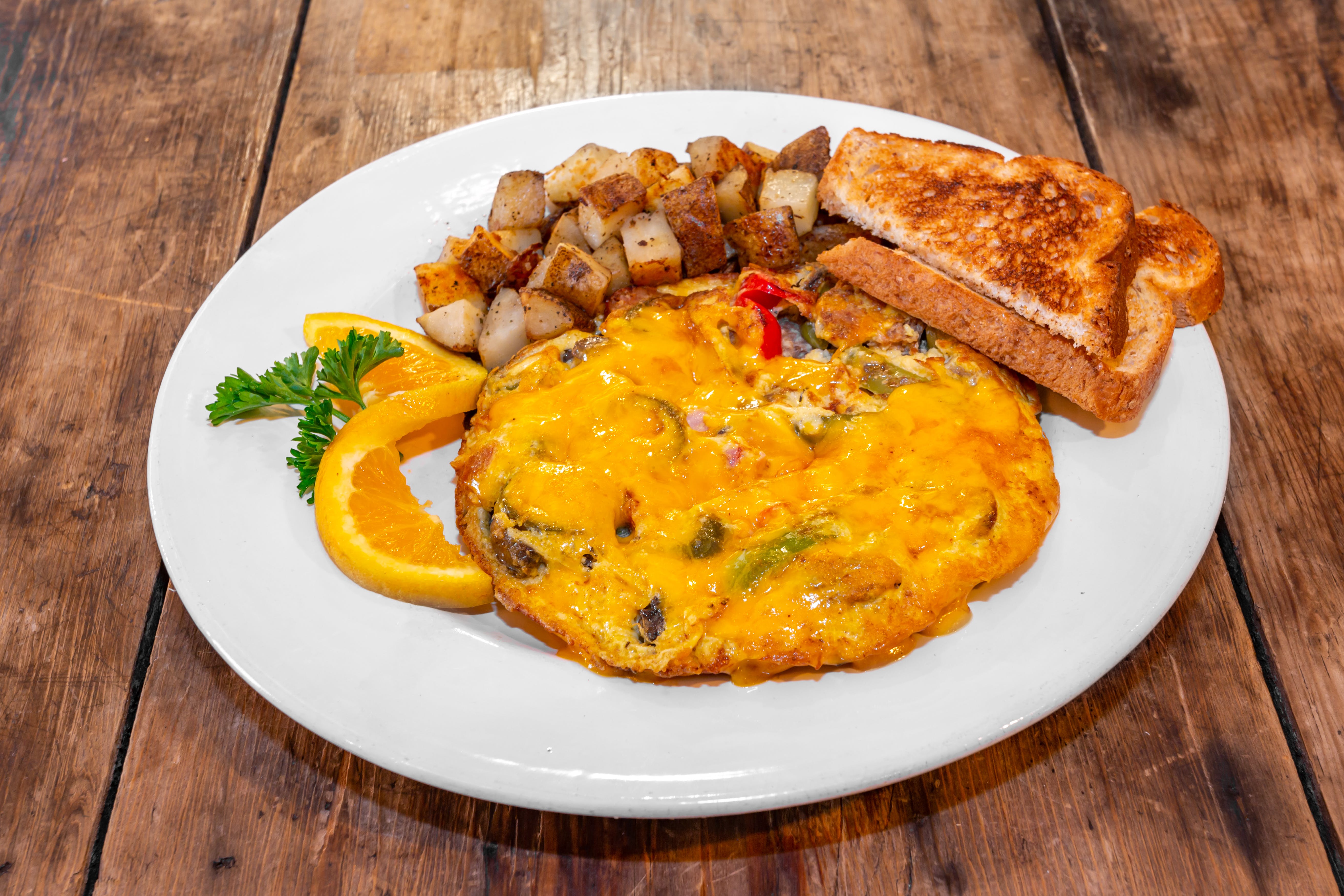 Order Frittata Breakfast - Breakfast Plates food online from Cafe Galleria store, Midway on bringmethat.com