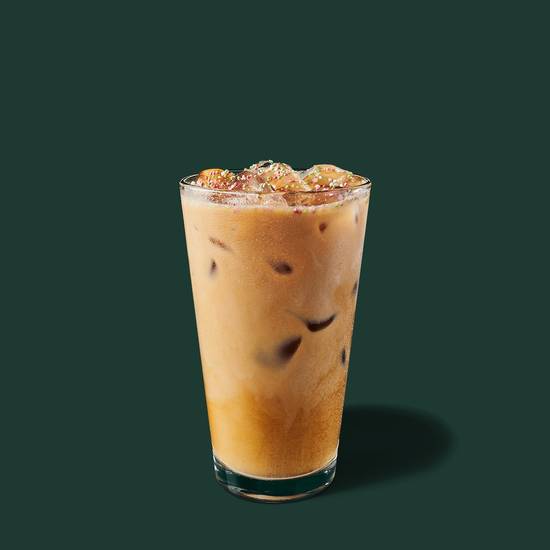 Order Iced Sugar Cookie Almondmilk Latte food online from Starbucks store, Villanova on bringmethat.com