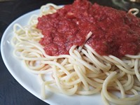 Order Spaghetti Dinner food online from Randy's Pizza store, Durham on bringmethat.com
