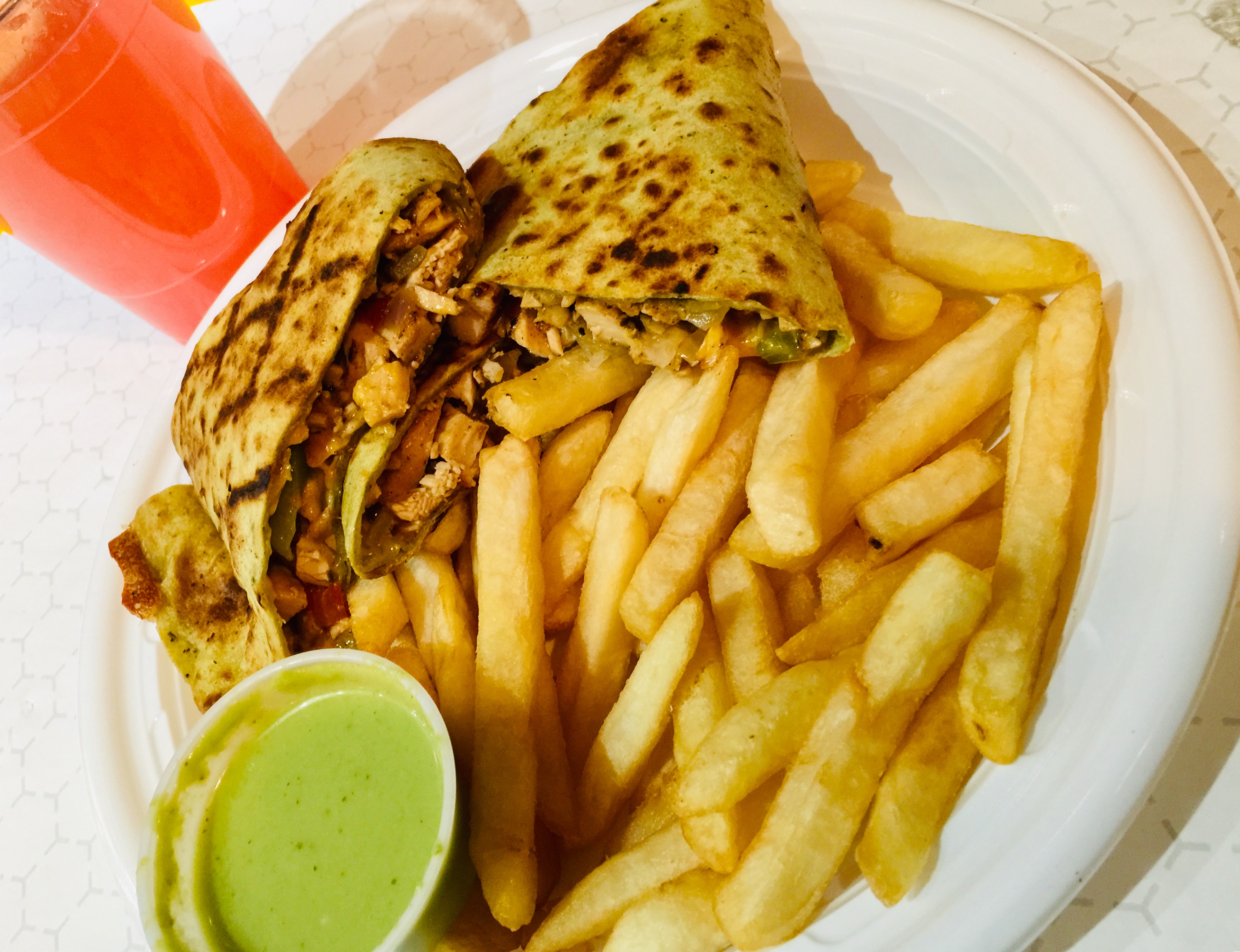 Order Deluxe Chicken Quesadilla food online from Tio Pio - Willoughby St. store, Brooklyn on bringmethat.com